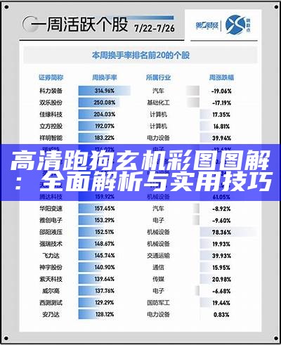 高清跑狗玄机彩图图解：全面解析与实用技巧