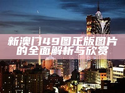 新澳门49图正版图片的全面解析与欣赏