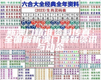 2024年澳门跑狗图大全：最新攻略与技巧分享