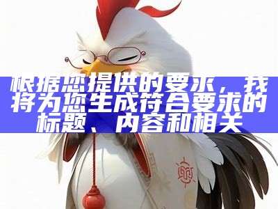 根据您提供的要求，我将为您生成符合要求的标题、内容和相关